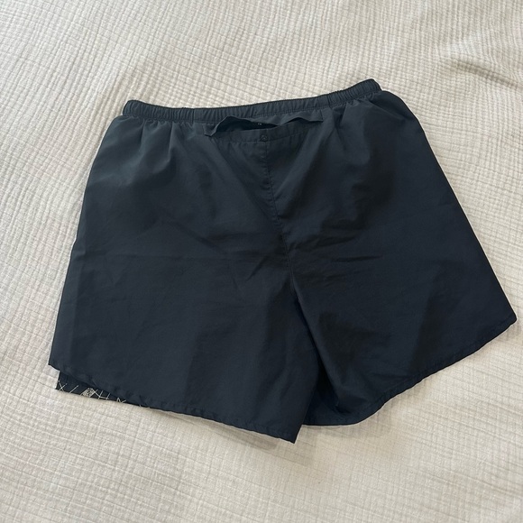 Nike Black Shorts with White Logo - Picture 5 of 5
